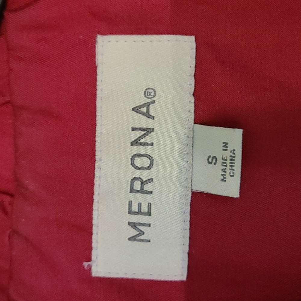 Merona Raspberry Trenchcoat - Picture 2 of 9